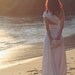 Last of Fabric- Long Oyster Pearl White Octopus Convertible Wrap Wedding Gown with Train
