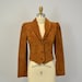 Vintage suede blazer / 1970s Western / Small