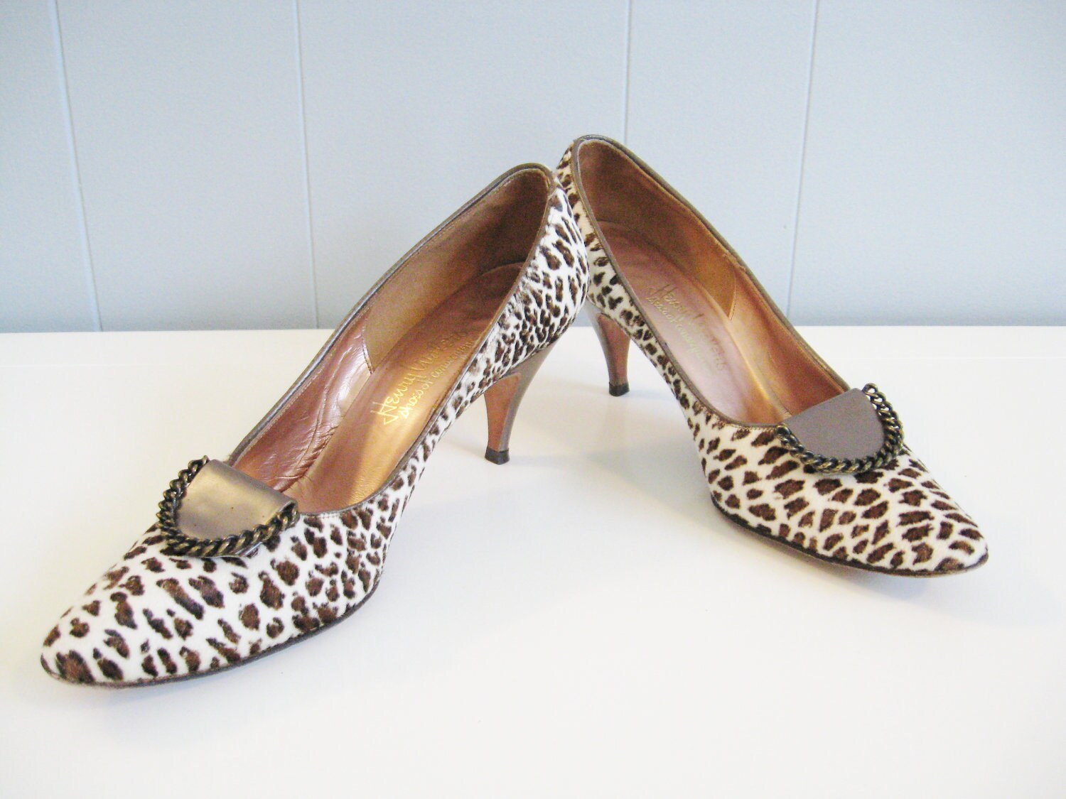 leopard evening shoes
