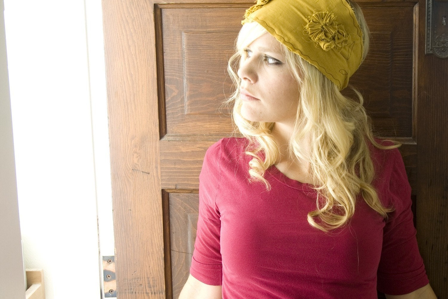 Boho Headband-Mustard Yellow