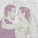 Wedding Vows Song Lyric Custom Word Art Photo Gift on Handmade Paper 8.5x11