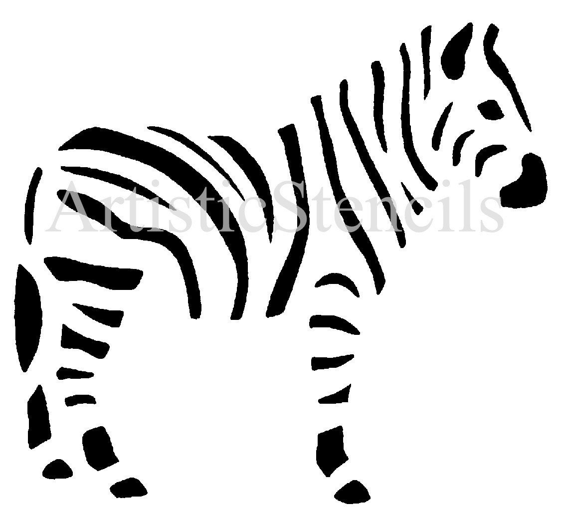 Stencil Zebra