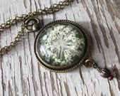 Queen Annes Lace Vintage Inspired Necklace