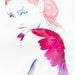 Fashion Illustration, Watercolor Original Painting, Watercolour Fashion Illustration - Titled: Petit Diable