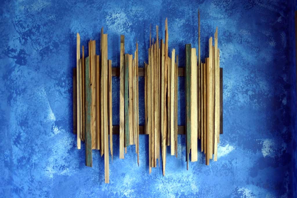 ON SALE - reclaimed wood wall art - historic materials