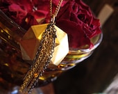 Faceted Dome Chain Cluster - Necklace