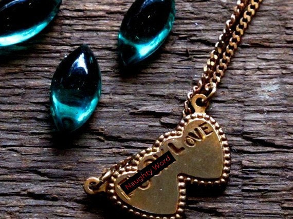Angry Double Heart Necklace