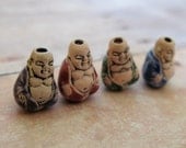 20 Tiny Mixed Buddha Beads - CB75
