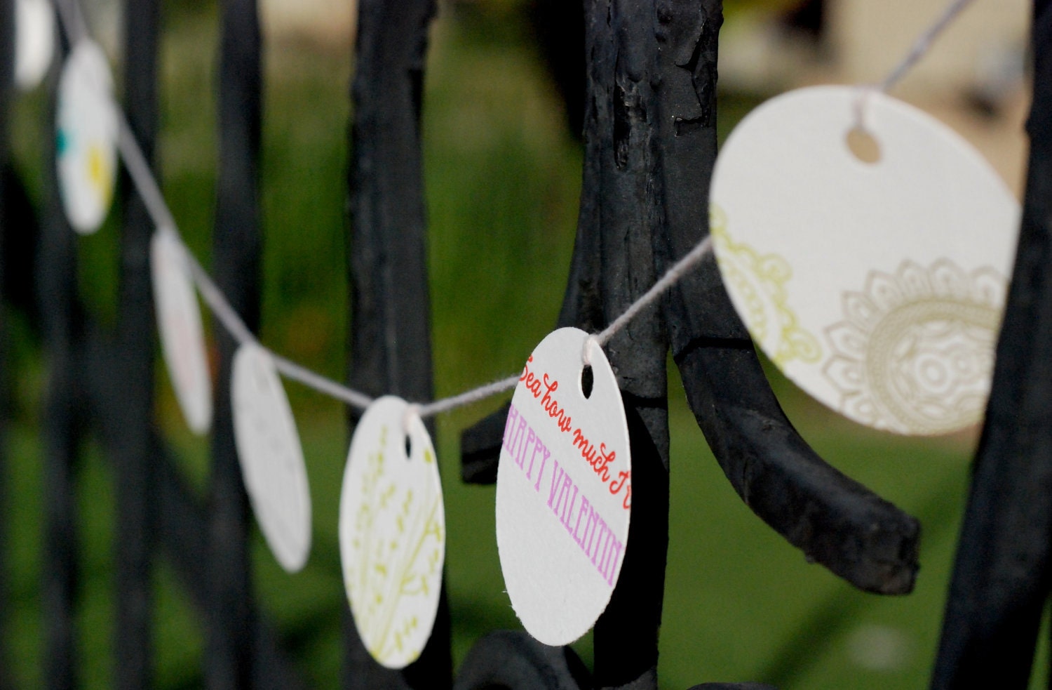 Letterpress Decorative Garland