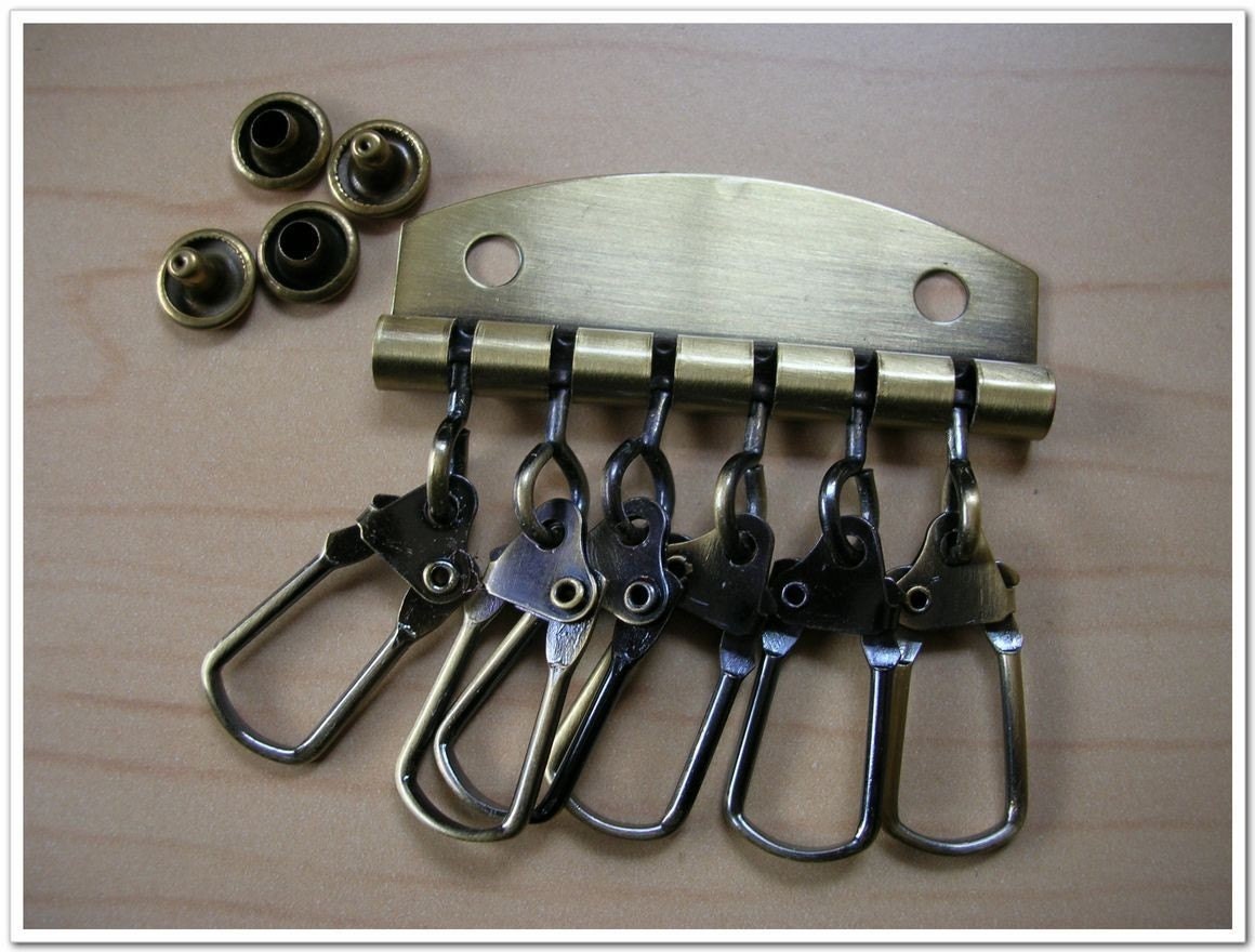 antique bronze key organizer key holder key rings purse making supplies