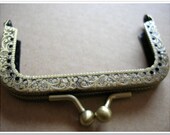 4pcs 8.5cm antique bronze rectangle coin purse frame purse making supplies