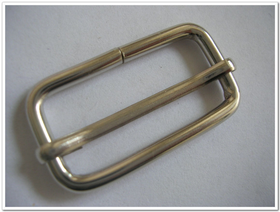 10 PIECES, 1.5 inch,  Nickel Moveable Bar Slide,  Strap Adjuster Slider purse making hardware purse making accessories purse supplies