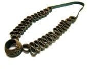 Forever Green zipper necklace