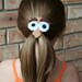 Mr. Mustache Man Felt Hair Clip