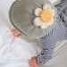 Newborn Hand Knitted Daisy Hat Available size up to 3 Months