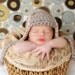 Newborn Baby Pilot Hat Photo prop or Photo shooting Available size up to 0-3M