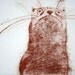 The Cat  -  original etching