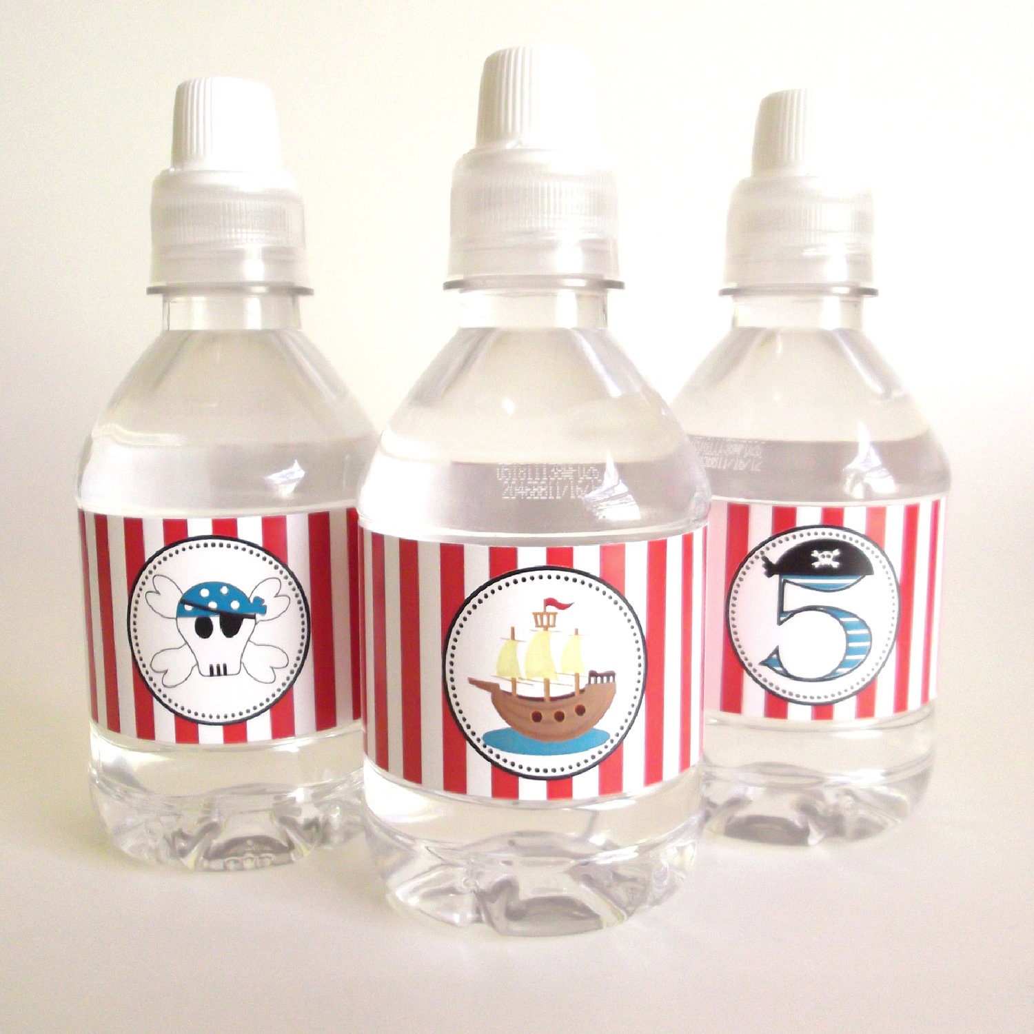 Pirate Water Bottle Labels
