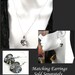 Platinum Gray Heart Necklace Aurora Swarovski Crystal Heart Pendant Necklace Satin Grey Heart Necklace