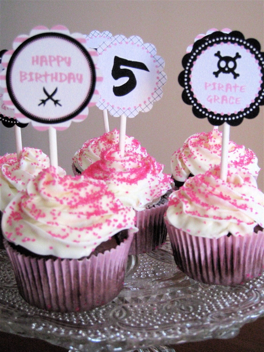 Pirate Girl - Printable Cupcake Topper/Label/Favor and Gift Tag Il_170x135