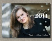 Seeing Graduation Stars - Printable GIRL Graduation Announcement Photo Card - by Flair Designery Il_170x135