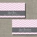 Chevron Ikat Calling Cards, Call Me Cards, Business Cards - Set of 100