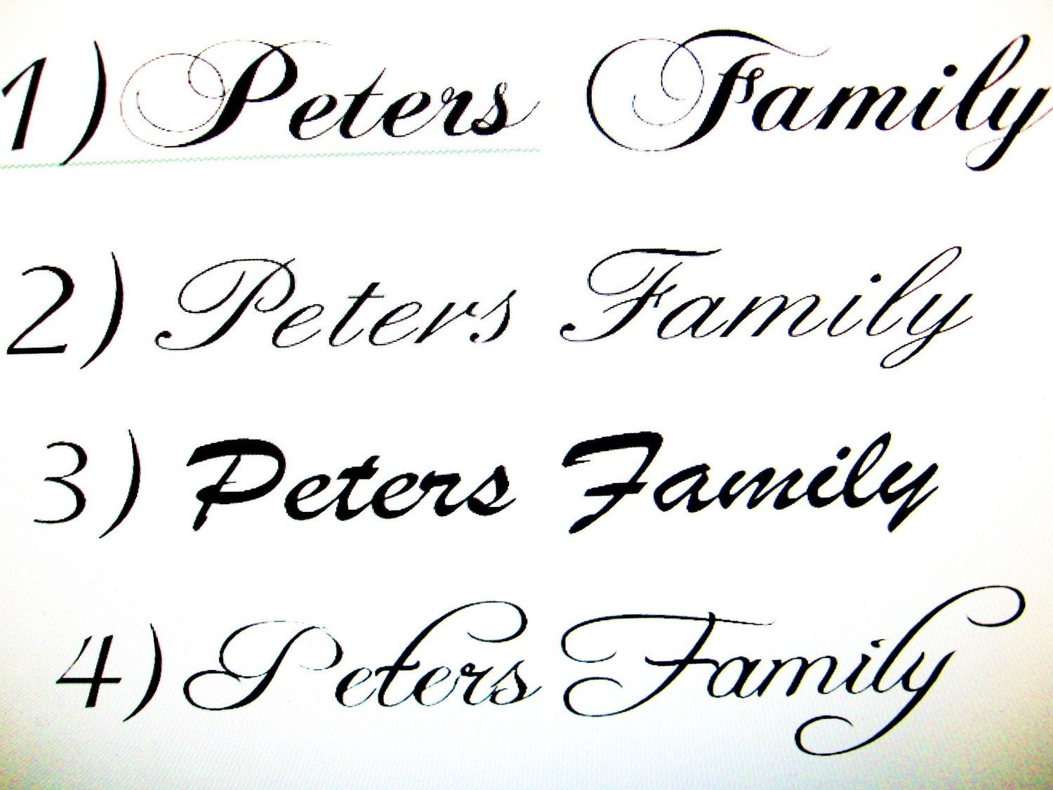 FAMILY Monogram Letter with Name/Date - Vinyl Wall Decal - Home Decor