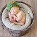 Grass Green Newborn Baby Beanie Hat