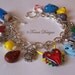 Majoras Mask Charm Bracelet Legend of Zelda OOAK Custom Handmade one of a kind Made to Order by TorresDesigns