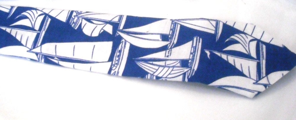 Boy's Sailboat Neck Tie