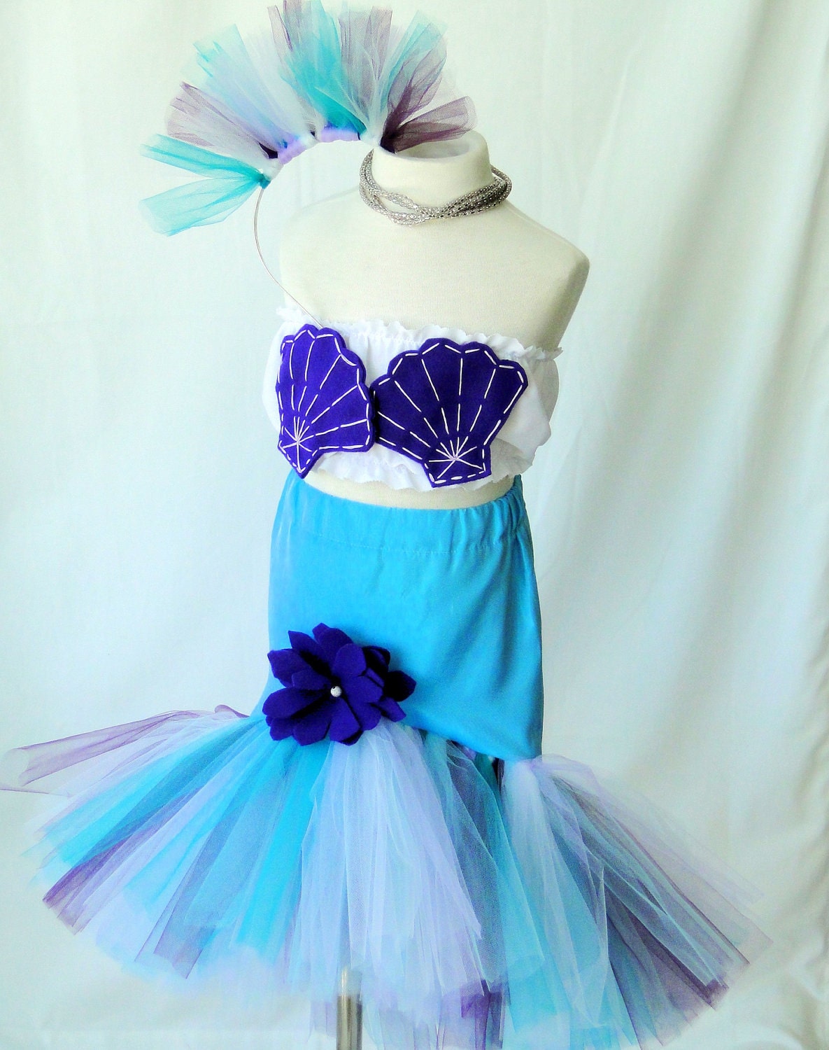 Mermaid Princess Tutu Costume Set