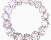 Light Purple Crystal Stretch Bracelet