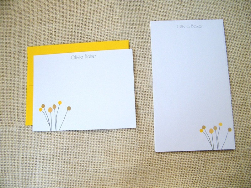 Billy Balls Stationery and Notepad Personalized Custom Gift Set - Perfect Gift for Sister, Friend, Mother, Coworker
