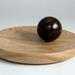 Cast Iron and Oak, Mortar and Pestle