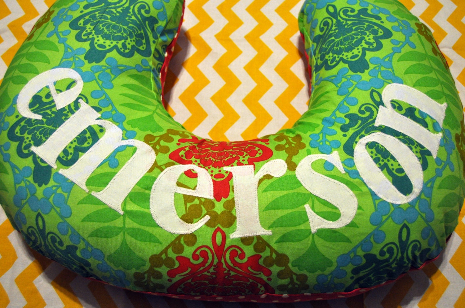 Fabric Letter Applique Add-on for Boppy Cover: Name or Monogram Personalization Price per Letter