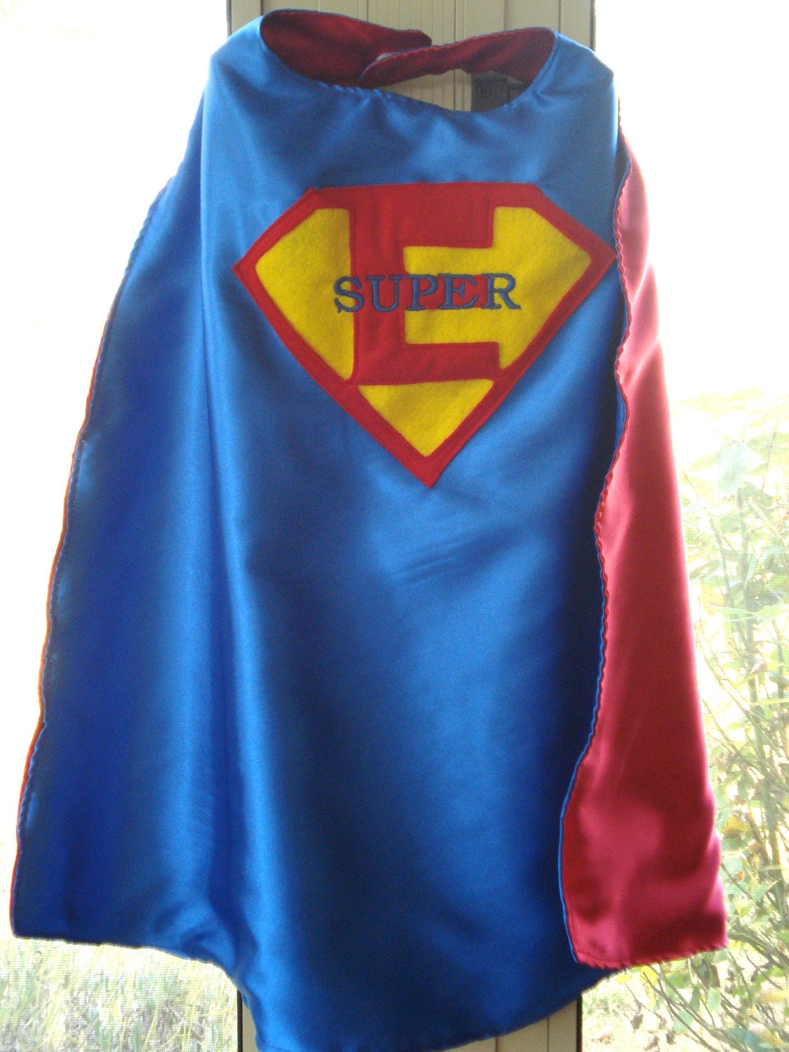 Custom Embroidered Initial Superhero Cape