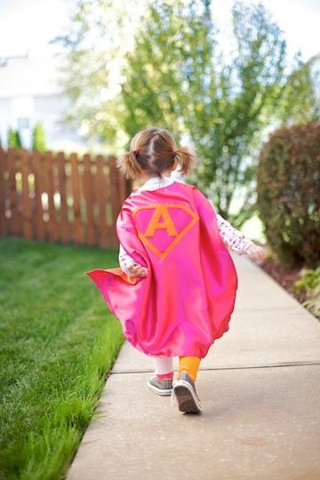 Custom Initial Superhero Cape