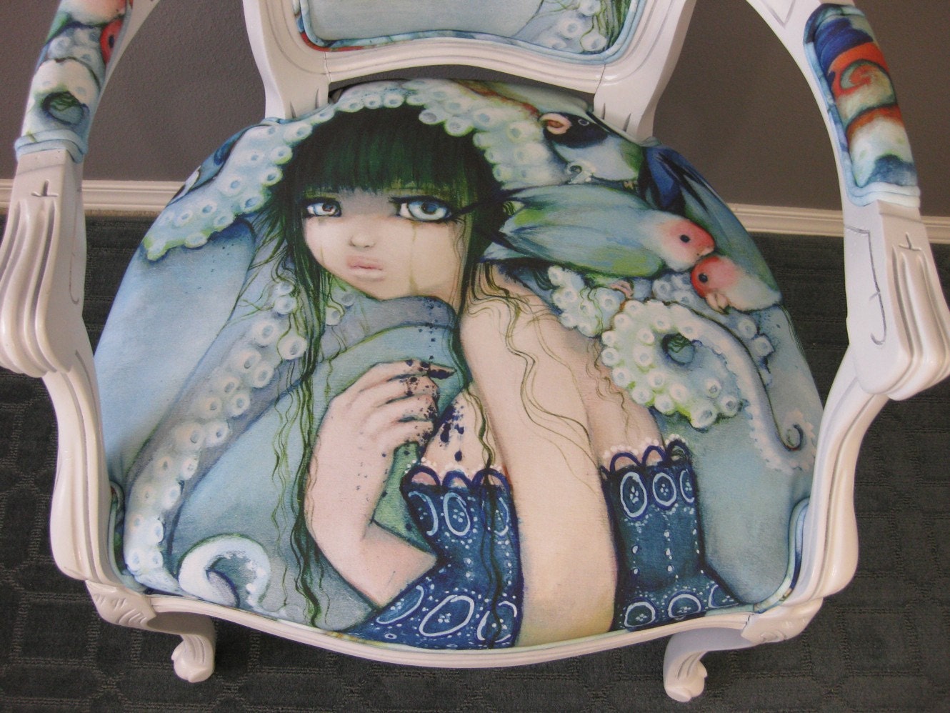 RESERVED for Lorri - Loveless Bird Chair - Camilla d'Errico collaboration