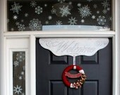 Snowflakes Set of 37 unique vinyl sticker decals Christmas decorations and Winter Decorations