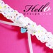 Wedding Garter, Boudoir Garter, Bridal Garter, Prom Garter - Cupcake Sprinkles Sparkle Garter Single Limited Edition - MED/LG