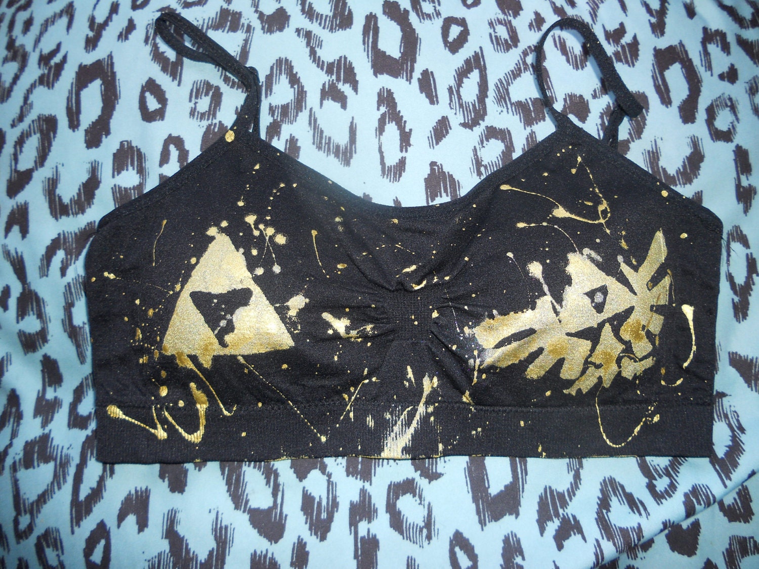 Legend of Zelda triforce sports bra