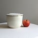Pottery Kitchen Storage Container Cream Silver Ballerina Platinum by Universal