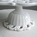 Milk Glass Cake Stand by Fostoria in the Monroe Pattern