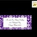 Envelope Label Wrap with Guest Names - Damask 2