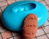 French Bread / Bun (13mm) Silicone Flexible Push Mold - Miniature Food, Sweets, Jewelry, Charms (Clay, Fimo, Resins, Gum Paste, Fondant)