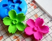 Sakura Mold 20mm Silicone Flexible Mold Fondant Gumpaste Mold Cupcake Topper Cake Deco Fimo Polymer Clay Mold Jewelry Flower Cabochon Mold