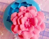 Flower Mold 38mm Flexible Mold Silicone Mold Flower Jewelry Cabochon Polymer Clay Mold Cupcake Topper Fondant Gumpaste Cake Decoration Mold