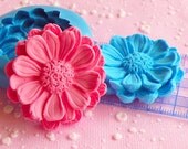 Flower Mold 40mm Cupcake Topper Flexible Mold Silicone Mold Flower Gumpaste Cake Decoration Mold Flower Chocolate Mold Clay Resin Wax Mold