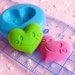 Smiley Heart Mold 18mm Flexible Silicone Mold Jewelry Bead Mold Fondant Gumpaste Mini Cupcake Topper Mold Scrapbooking Mold Clay Push Mold