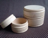 Set of 2 DIY Small / Medium Wood Pill Boxes- Great for Tooth Fairy, Jewelry Box, Trinkets & Gifts